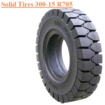 Industrial Forklift Vehicles Solid Tire 300-15 R705