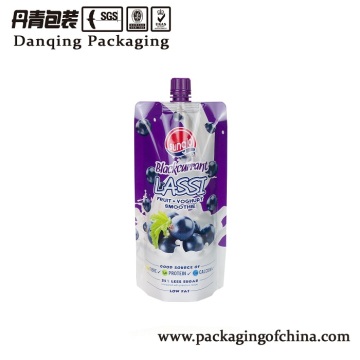 Flexible packaging doypack spout pouch for juice