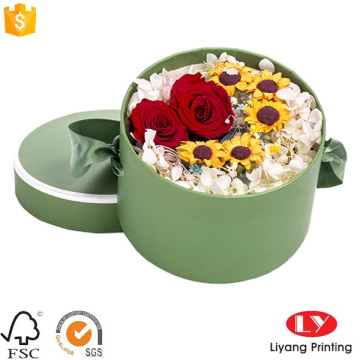 Colorful Round Flower Gift Box Cardboard Boxes