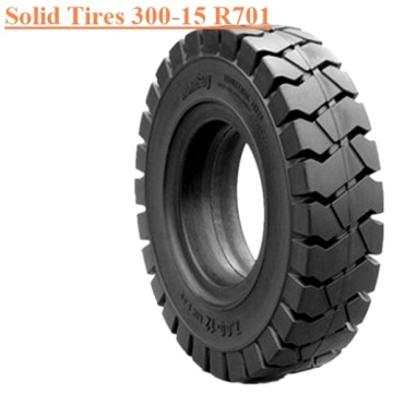Industrial Forklift Vehicles Solid Tire 300-15 R701
