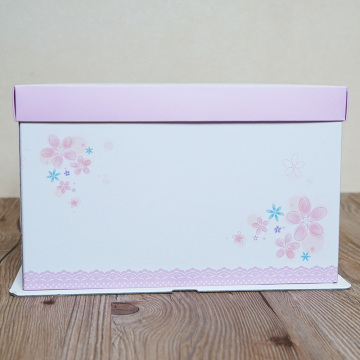 Birthday cake box paper box