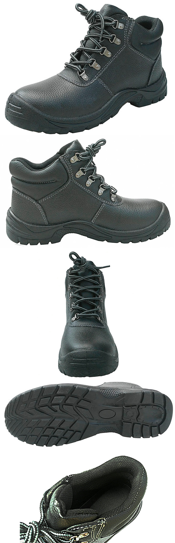 Steel Toe Cap and Steel Midsole Safety Shoes with CE Certificate SS6B086-X