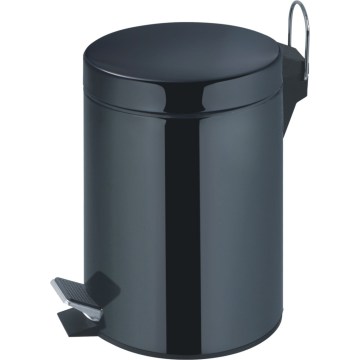 Stainless Steel Pedal Wastebin with PP Bucket and Bottom