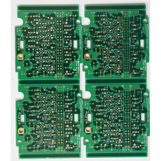 Display touch panel button printed circuit boards