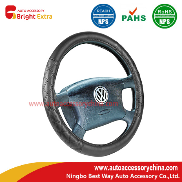 Accent Stitching Comfort Grip Steering Wheel Cover