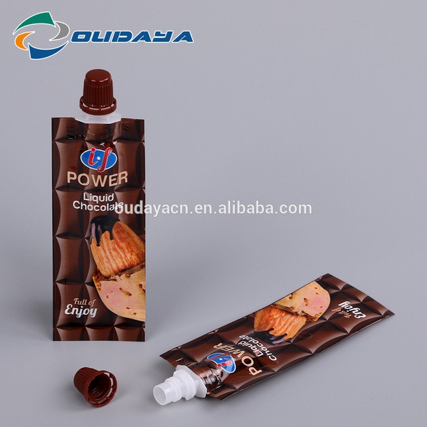 Beverage Package 8.2mm Spout Liquid Chocolate Pouch