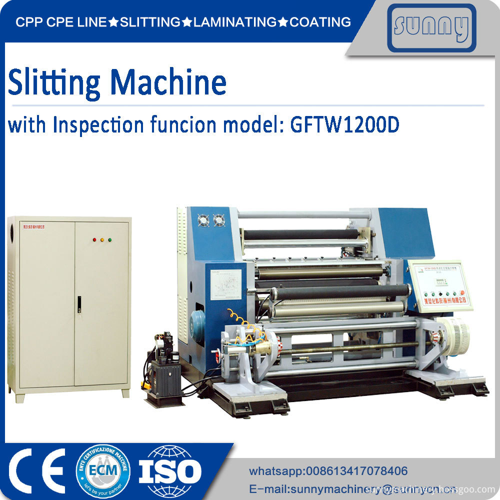 Slitting Inspection Machine Gftw1200d 3