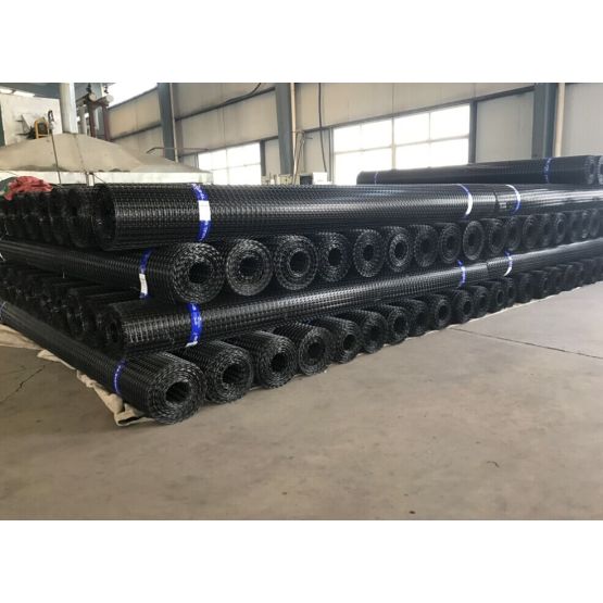 Warp Kintted Polyester Uniaxial Geogrid