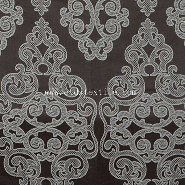 New Vivid Design Curtain Fabric Chocolate GF024-4