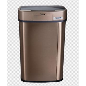 50L Luxury Gold Color Large-Capacity Home Kitchen Trash Can