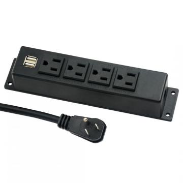 US 4-Outlets Power Unit Sockets With USB Port