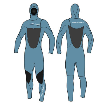 Seaskin Hooded Long Sleeves Underwater Surfing Wetsuits