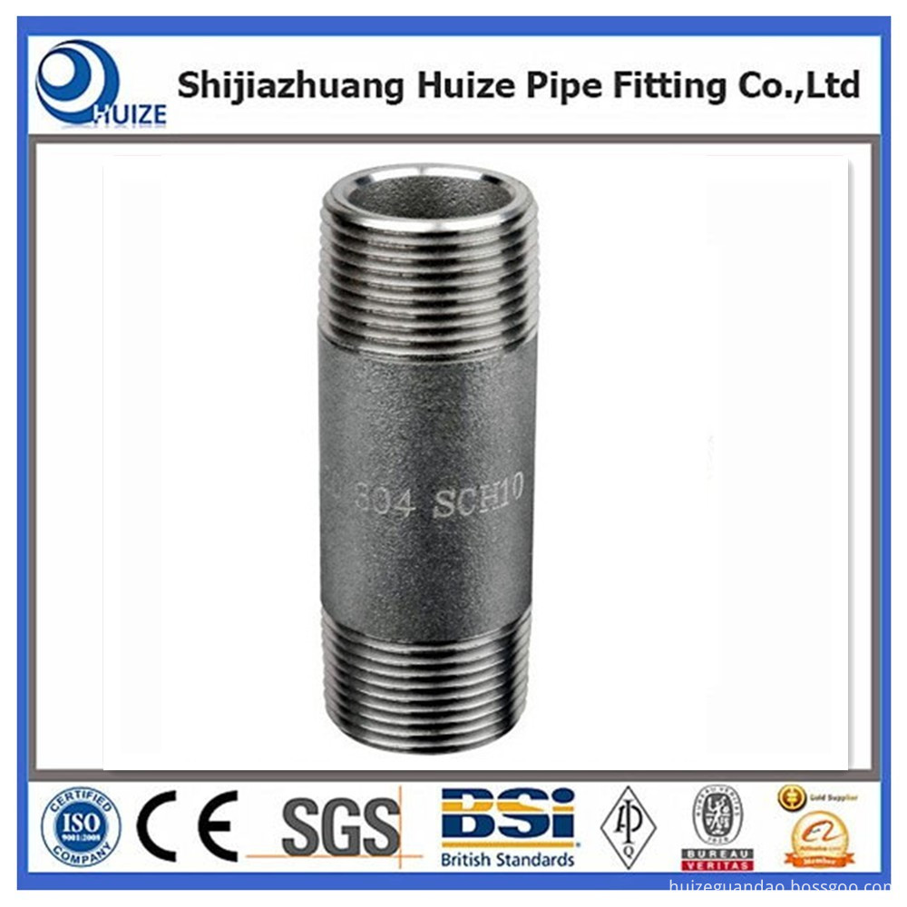 GALV SCH40 THREADED PIPE NIPPLE