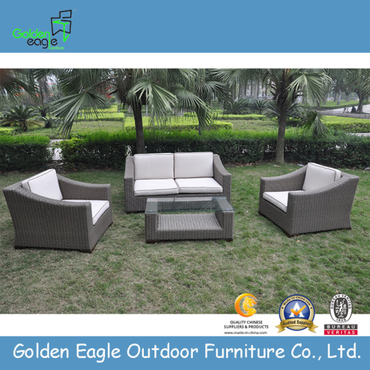 garden furniture outdoor rattan cube sofa set