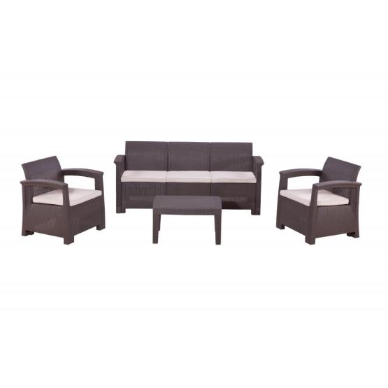 5 Seaters (4th Age) Outdoor Plastic Sofa Set
