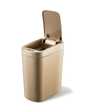 Gold Color 7L Rubbish Bin Sensor for Lady Bathroom