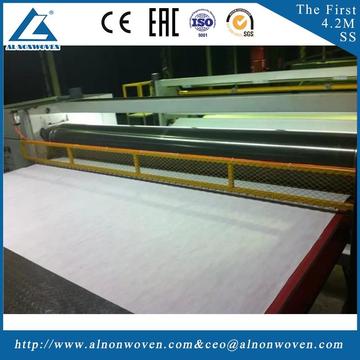 High efficiency AL-4200 SS 4200mm non woven fabric making machine with low price
