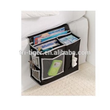 Bedside Storage Caddy Arm Chair Mattress Magazine Remote Phone Tissue Holder Organizer
