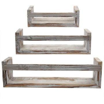 Rustic Wall Mount Shelf for Bathroom Bedroom Living Room Kitchen Office and More Floating Shelf Wall Hanging Shelf