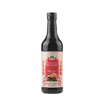 500ml Glass Bottle Light Soy Sauce