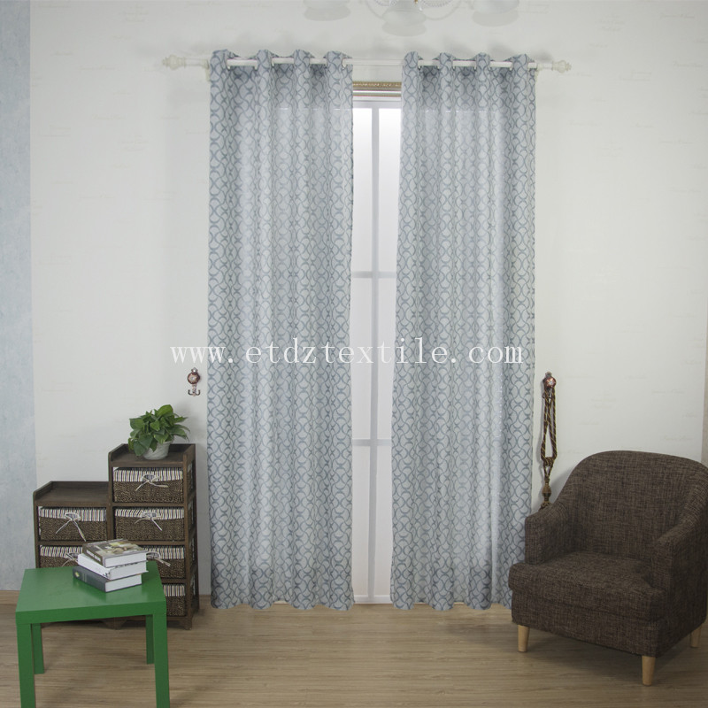 polyester american style window curtain