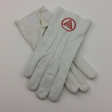 Cheap Masonic White Cotton Gloves