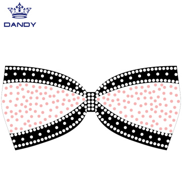 Striped College Girls Cheerleading Bows