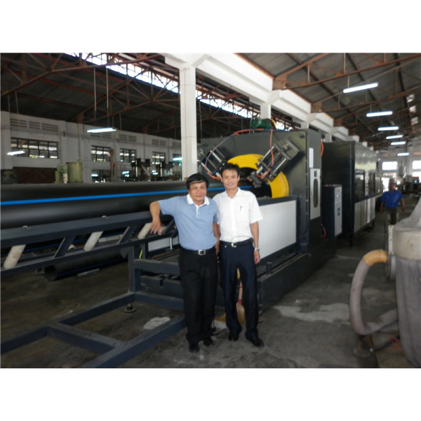 50-250MM PE pipe manufacturing machine for sewer systems