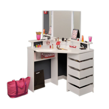 Corner Dressing Table with Lights and Mirror
Corner Dressing Table with Lights and Mirror