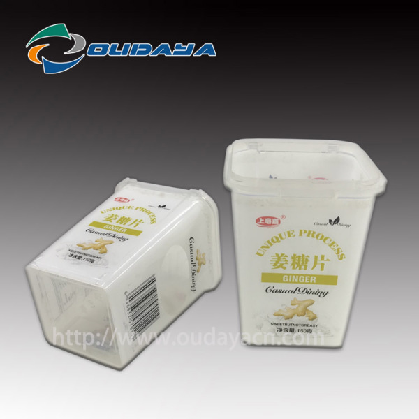 IML customized IML packaging square plastic IML container