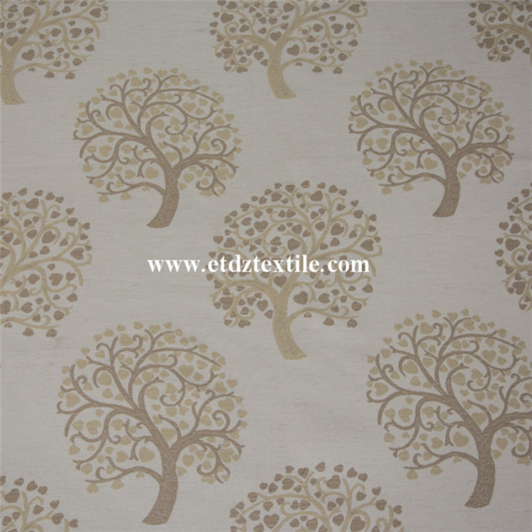 Newly Tree Design Curtain Fabric