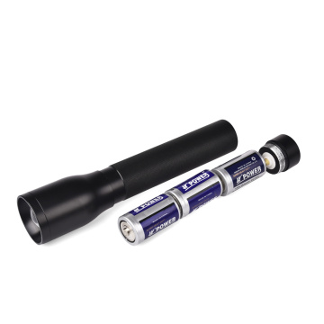 Black zoomable 10W LED 3D Flashlight