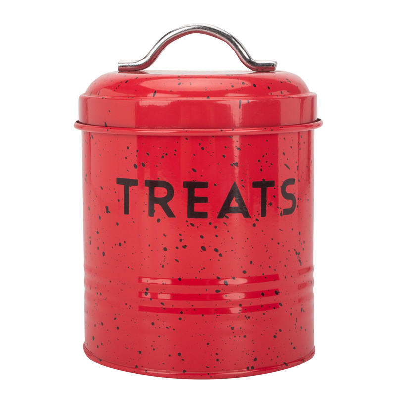 Red Pet Food Container