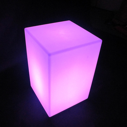 Led Light Up Outdoor Furniture Led Cube Chair