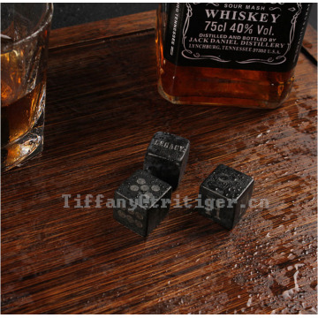 Marble basalt 8 pcs rocks /high quality whiskey stone /whiskey cube stone