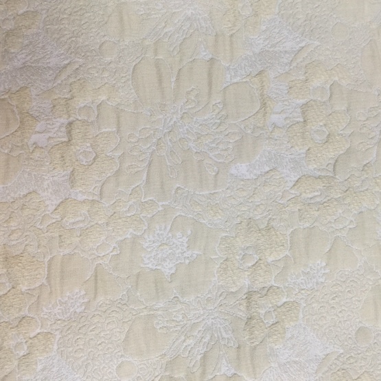 Beige Brocade Fabric Jacquard Fabric