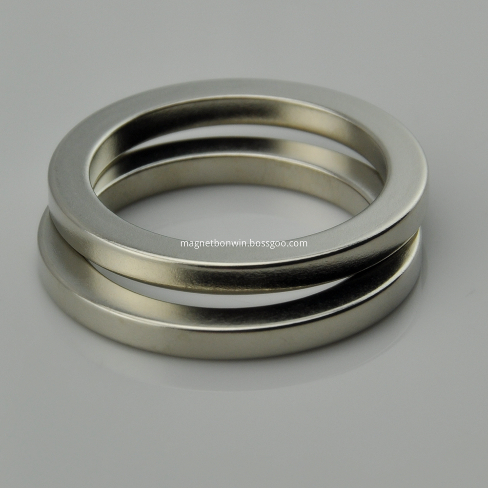 N40 ndfeb neodymium big ring magnet