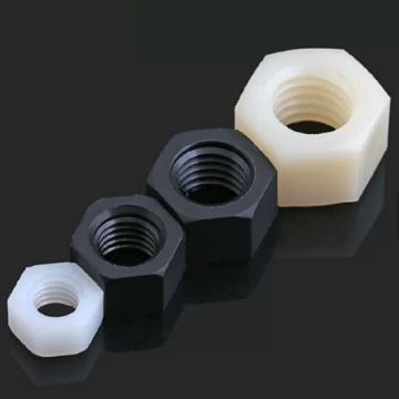 Black And White Plastic Nylon Lock Nuts