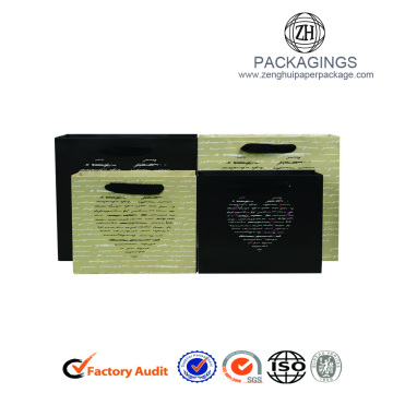 OEM coated paper shopping bags for gifts