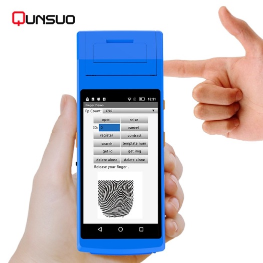 Fingerprint Android Handheld PDA Touch Screen