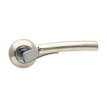 European style round rosette zinc alloy door handle