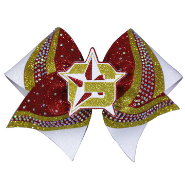 Custom Logo Mixed Colors Cheer Style Bows