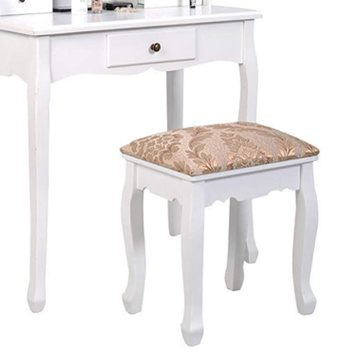 Hot sale modern white wooden girl dressing table white designs