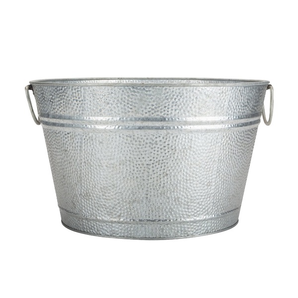 Round Metal Beer Ice Buckets With Handle
