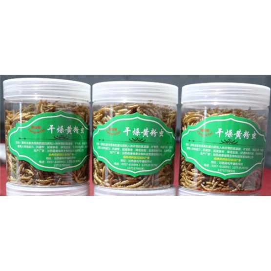 100% Natural Microwave Dried Mealworms