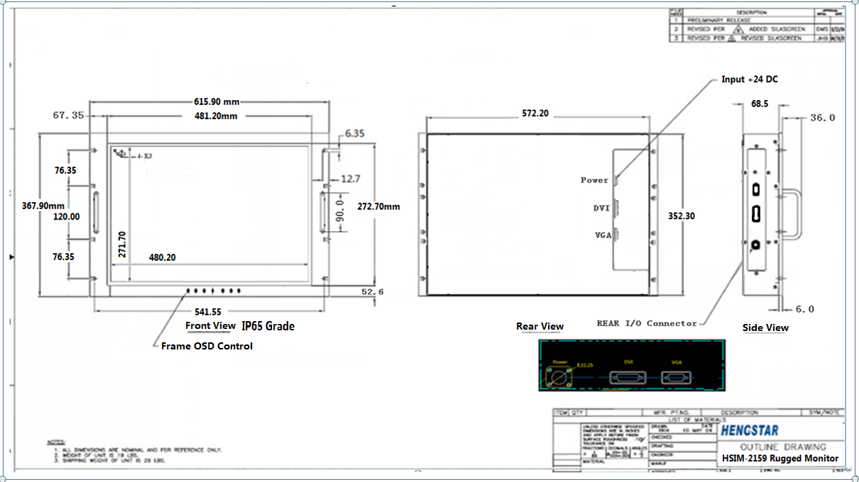 lcd monitor camera