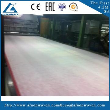Low price AL-4200 SS 4200mm non woven fabric making machine made in China