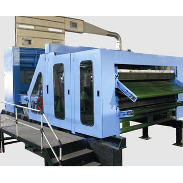 Nonwoven polyester carding machine