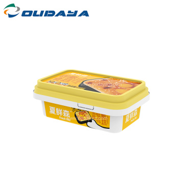 custom logo pp injection plastic box small contianer