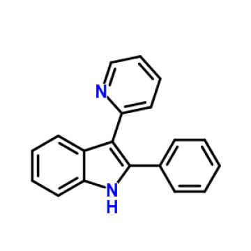 2-Phenyl-3-(pyridin-2-yl)-1H-indole CAS 91025-04-6